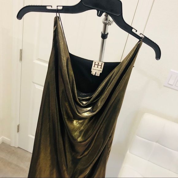 Haute Hippie gold dress - Picture 2 of 10